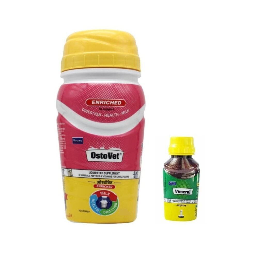 OstoVet 500ml + Vimral 30ml Calcium Vitamin Booster