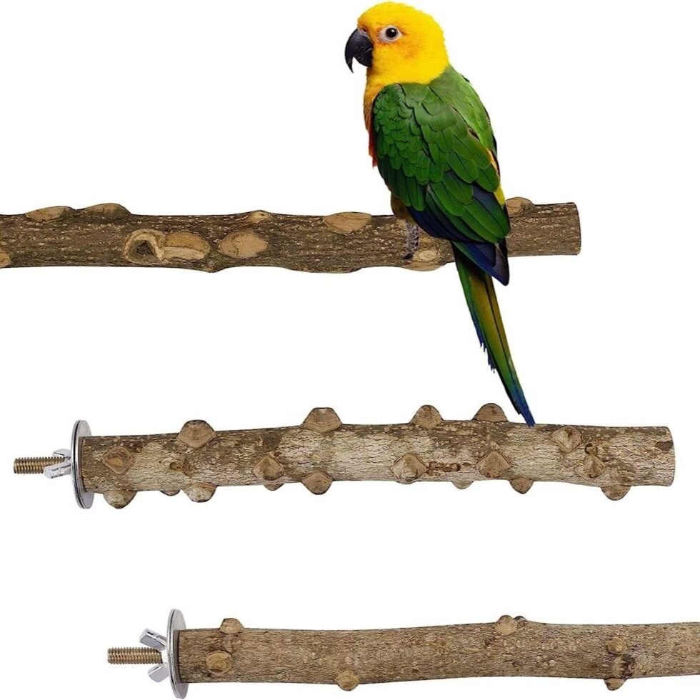 2 Perch Natural Wood